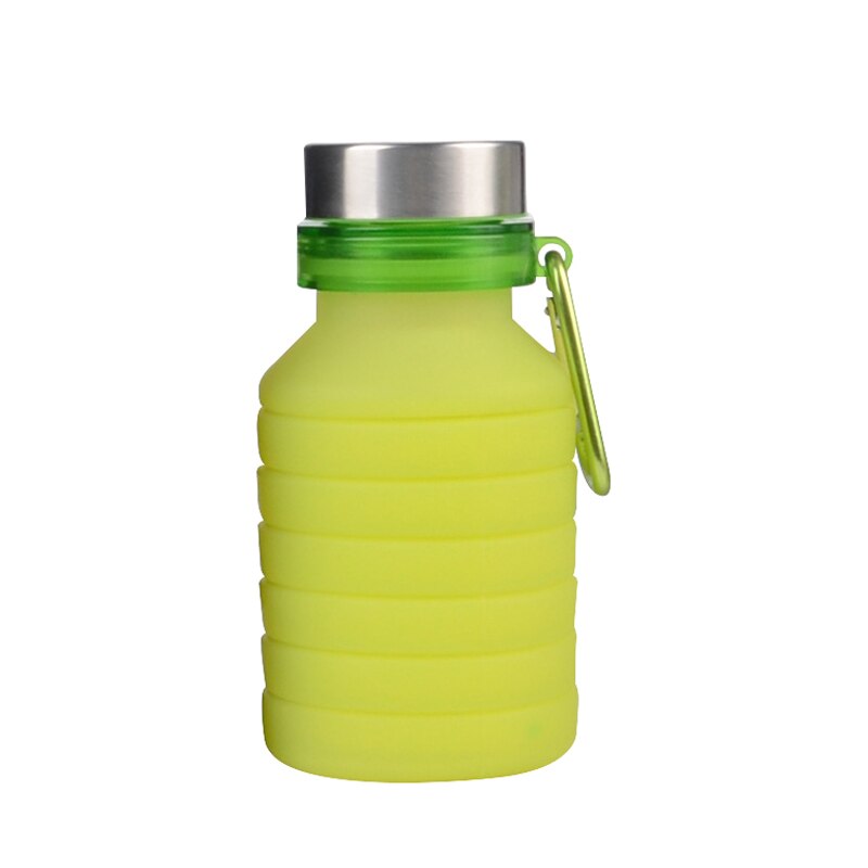 550ML de silicona plegable café taza botella para beber viaje al aire libre plegable taza MF