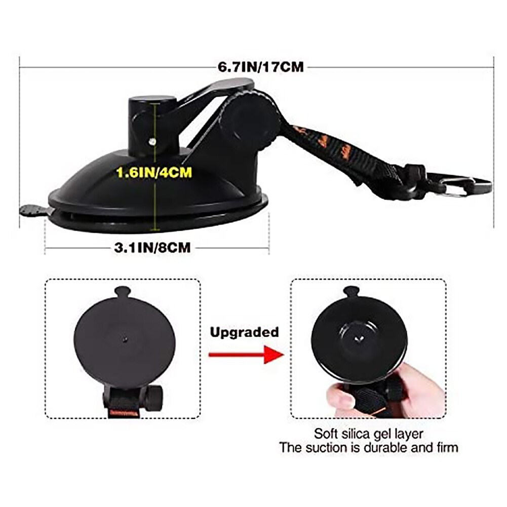 Camping Tarp as Car Side Awning Car Mount Luggage Tarps Tents Anchor Suction Cup Tie Down Anchor with Securing Hooks