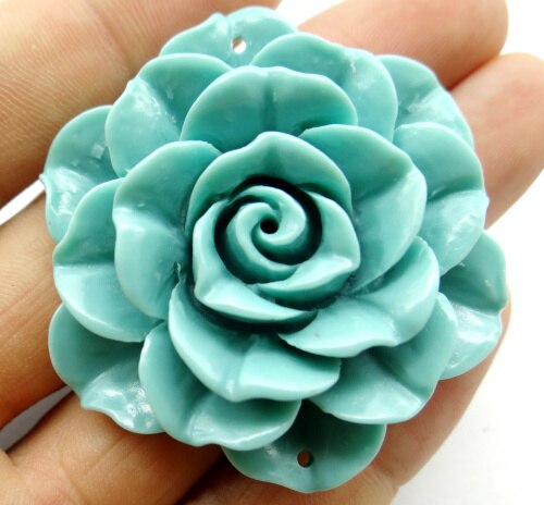 Chinesischen Bio Zinnober natürliche Quarz kristall schnitzen blau blume Charme Anhänger für diy Schmuck machen Halskette Zubehör A18: Nein.7