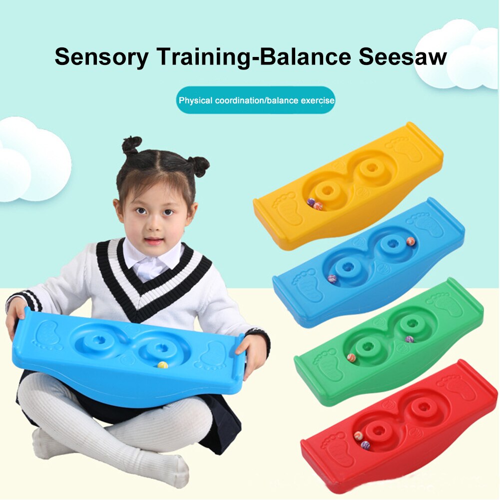 Exercise Rocking Seesaw Stability Kids Children Indoor Games Sensory Play Backyard Sport Outside Workout Anti Skid Balance Board