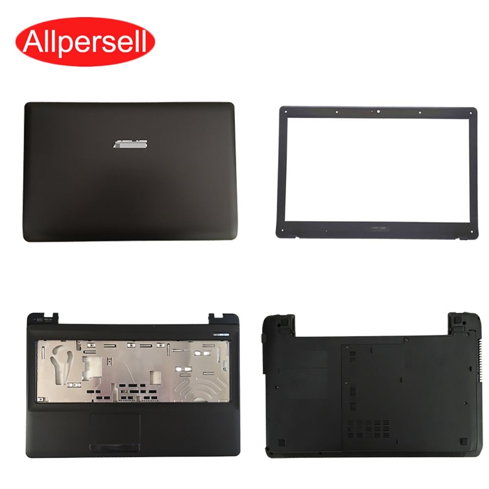 Funda de portátil para Asus K52 K52D K52F K52J K52N K52JB K52JK, funda con reposamanos, carcasa inferior, cubierta de disco duro, marco de pantalla