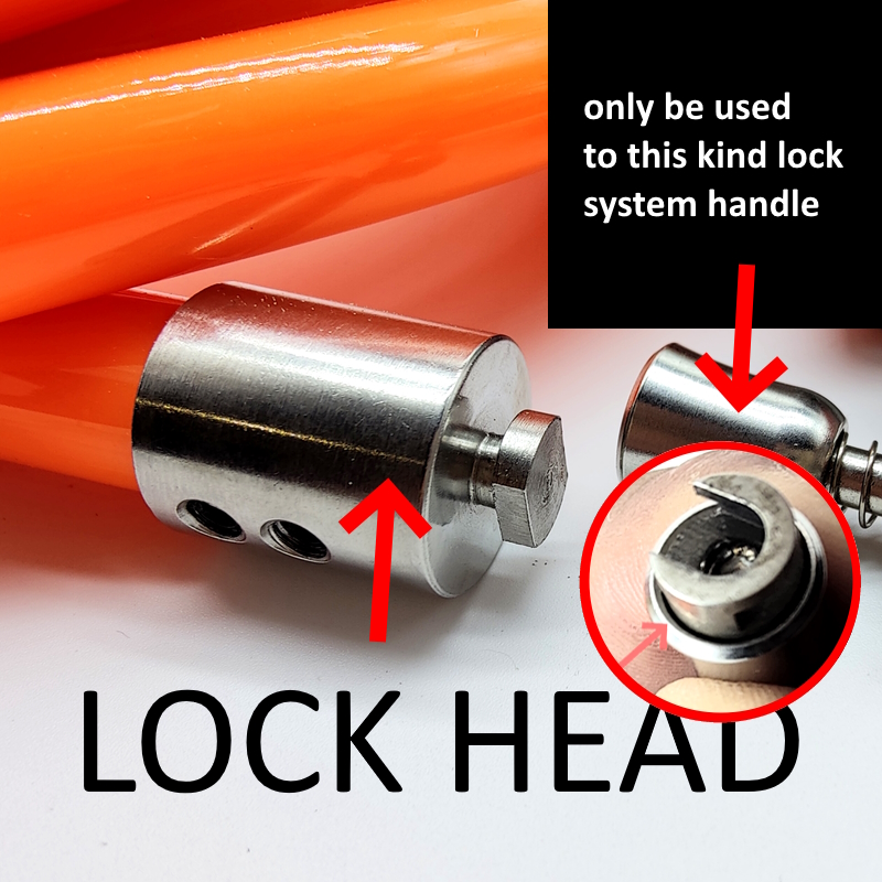 14Mm X 2.8M 840G Orange Tpu Gecoat Staal Cord【rope Met Klik Head】spare Deel Heavy Crossfit Skipping Overslaan touw Connector