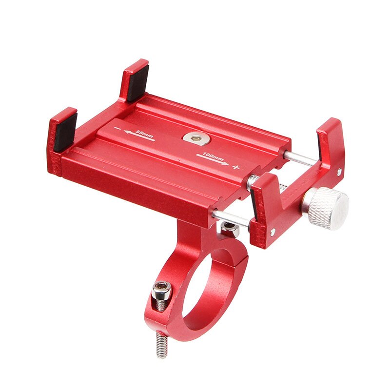 Soporte de teléfono móvil para bicicleta de montaña, aleación de aluminio, antivibración, para iPhone 7, 8: red