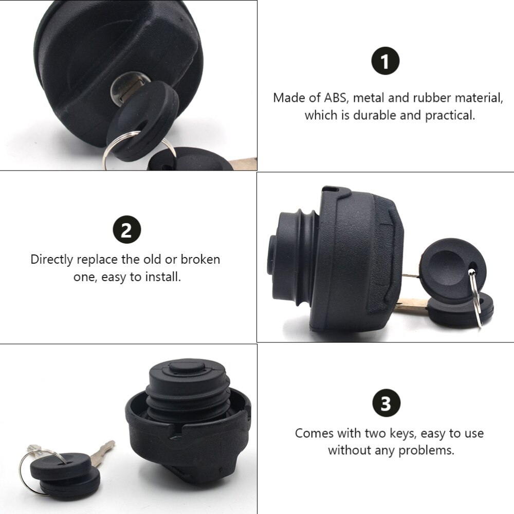 1Pc Oil Tank Cover Oil Cap Oil Tank Supply with Keys Compatible for