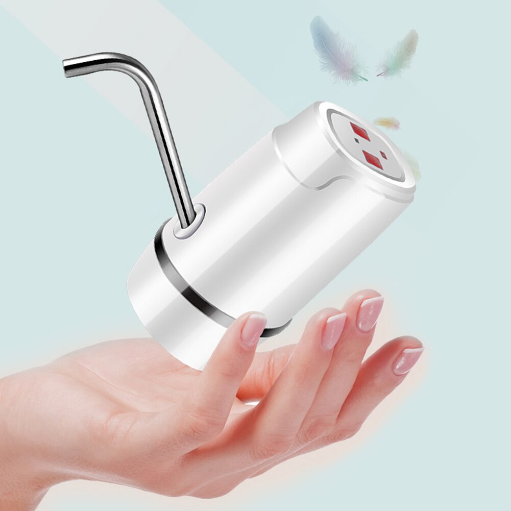 Electric Pumping Device Drinking Water Pump USB Rechargeable Bottled Dispenser for Household Kitchen Easy Supplies