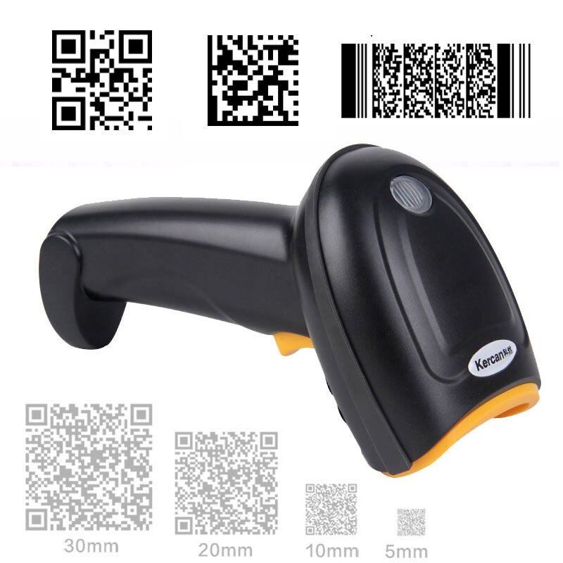 Kercan-Scanner de codes-barres filaire, Scanner automatique de codes à barres, lecteur de codes, 1D/2D, QR/PDF/DM, pour inventaire, terminaux de points de