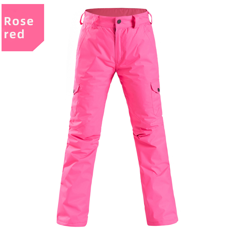 Winter Vrouwen Ski Broek Vrouwelijke Snowboard Broek Outdoor 10K Waterdicht Thermische Sneeuw Broek Voor Skiën Snowboarden Wandelen Sport: Roze / L