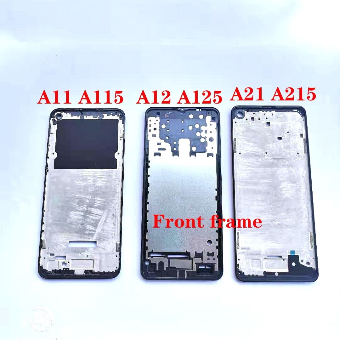For Samsung Galaxy A11 A12 A21 A115 A125 A215 Front LCD Housing Middle Faceplate Frame Bezel Replacement Parts