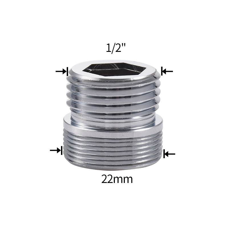 Stainless Steel Faucet Connector M22 To M20 M18 M1/2" Thread Joints Water Purifier Accessory Kitchen Water Tap Adapter Fittings: WHITE