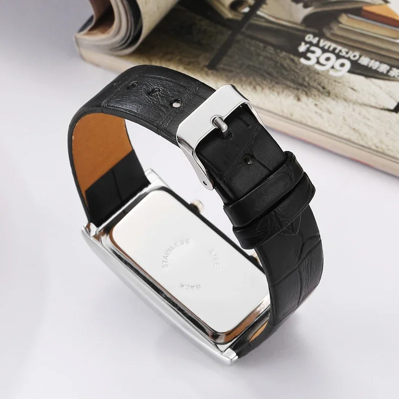 Reloj minimalista para mujer, 2 zonas horarias de doble esfera, reloj de pulsera a la para mujer, reloj de cuarzo, correa de cuero, reloj femenino