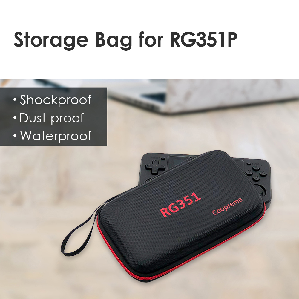 Opbergtas Pouch Voor RG350 Retro Game Console Beschermende Rits Draagtas Voor Retro Game Console Game Speler RG351P Handheld
