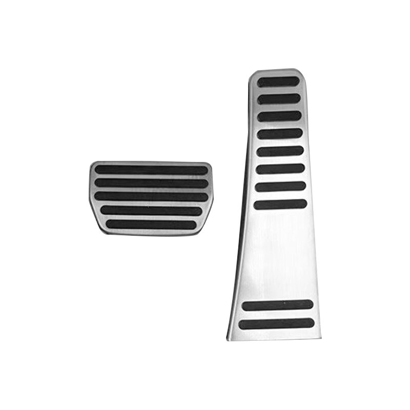 Pedał zestaw dla Volvo S60 V60 S90 V90 2019 2020 ze stali nierdzewnej samochodów akcelerator nakładki na pedały gazu i hamulca pedały ozdobne wykończenia: AT 2