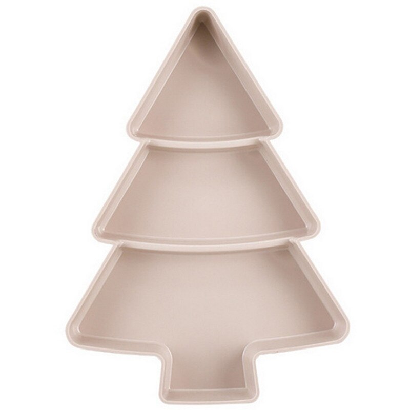 Christmas tree Fruit Plate Food Containers Snacks Dinner Plate 3 Apartment