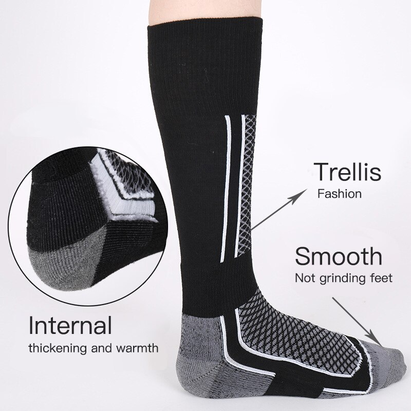 Men Women Child Skiing Socks Winter Outdoor Sport Snowboarding Hiking Ski Socks Warm Thicker Cotton Thermosocks