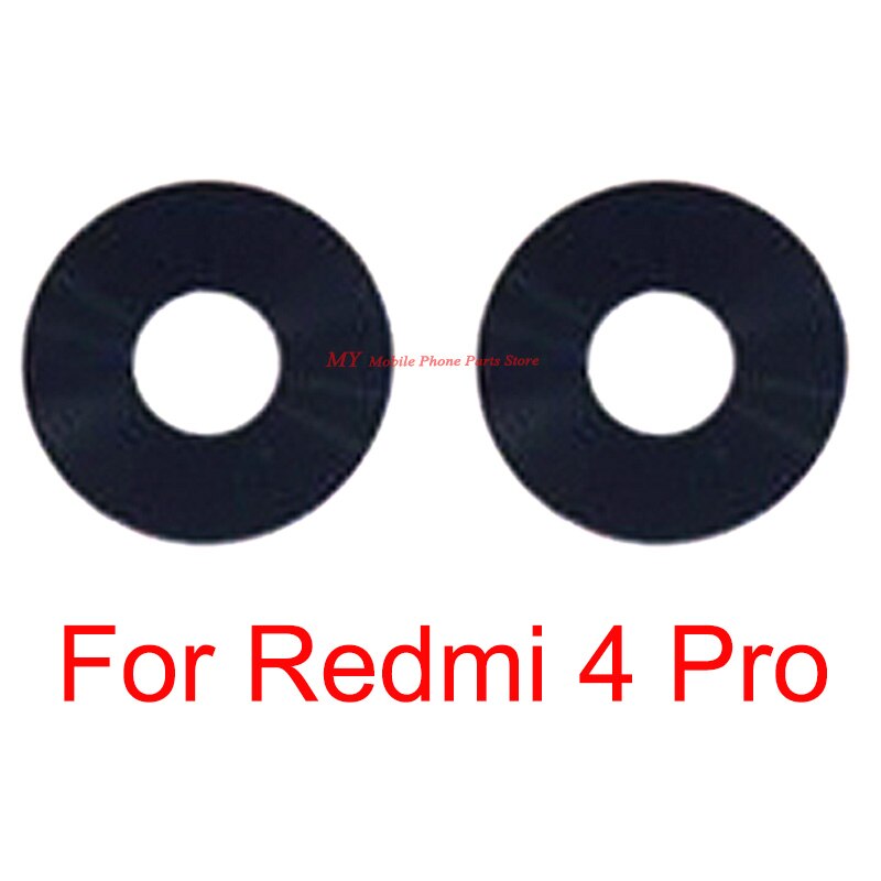 Neue Für Xiaomi Mi Redmi 4 Profi Hinten Zurück Kamera Glas Objektiv Abdeckung Mit Aufkleber Für Redmi 4Profi Redmi4 Profi kamera Objektiv Glas Teil