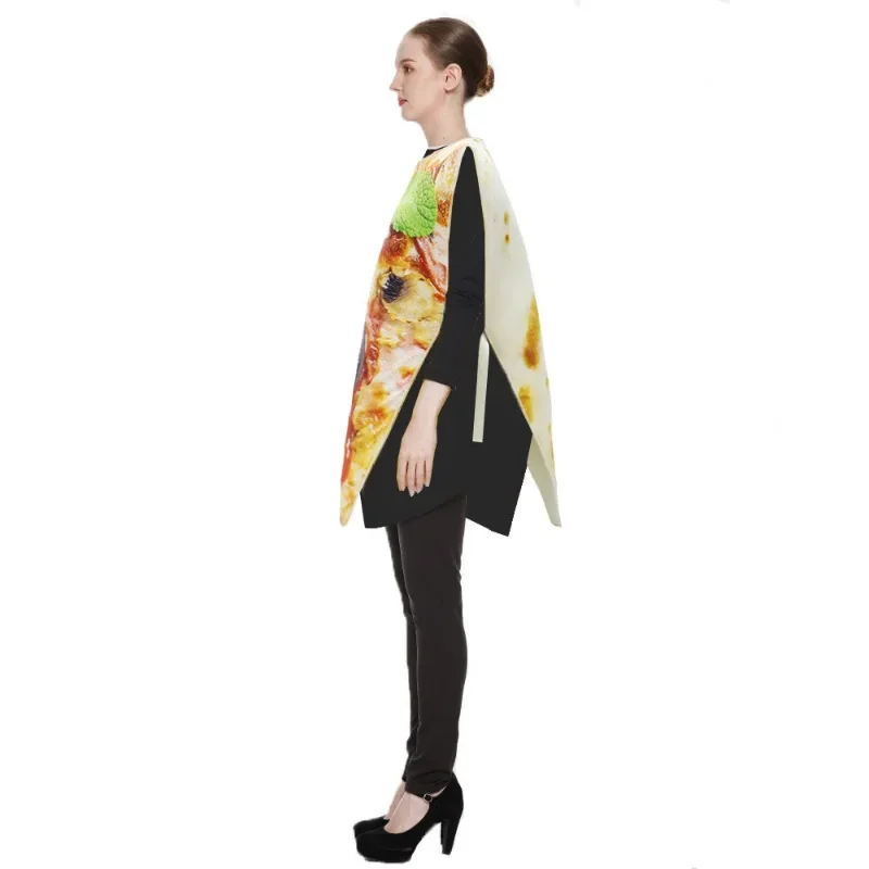 Pizza Kostüm Essen Karneval Italienische Pizza Toast Cosplay Oberbekleidung Schwamm Outfit Festival Parade Party Unisex Fancy Dress Up