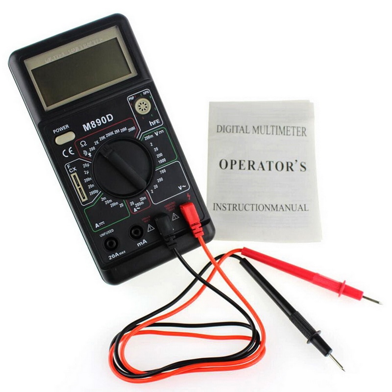Portable Digital Multimeter AC/DC Ammeter Resistance Tester Multitester Current Tester DT830L/DT890D/DT820B/DT700B/DT3266L