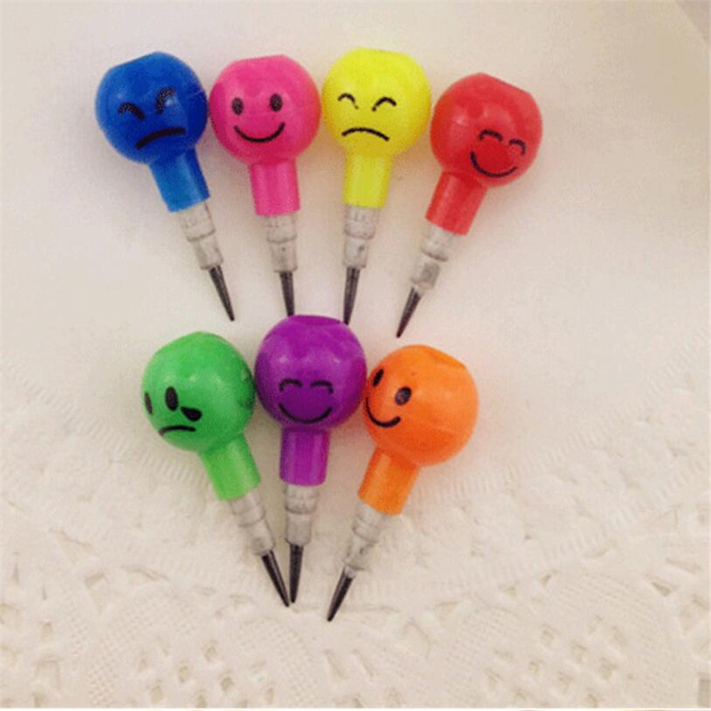 Creatieve Zoete Glimlach Potlood Ijs Suiker Kalebas Potlood Cartoon Creatieve Gezonde Omgeving Schoolbenodigdheden Gratis cut potlood