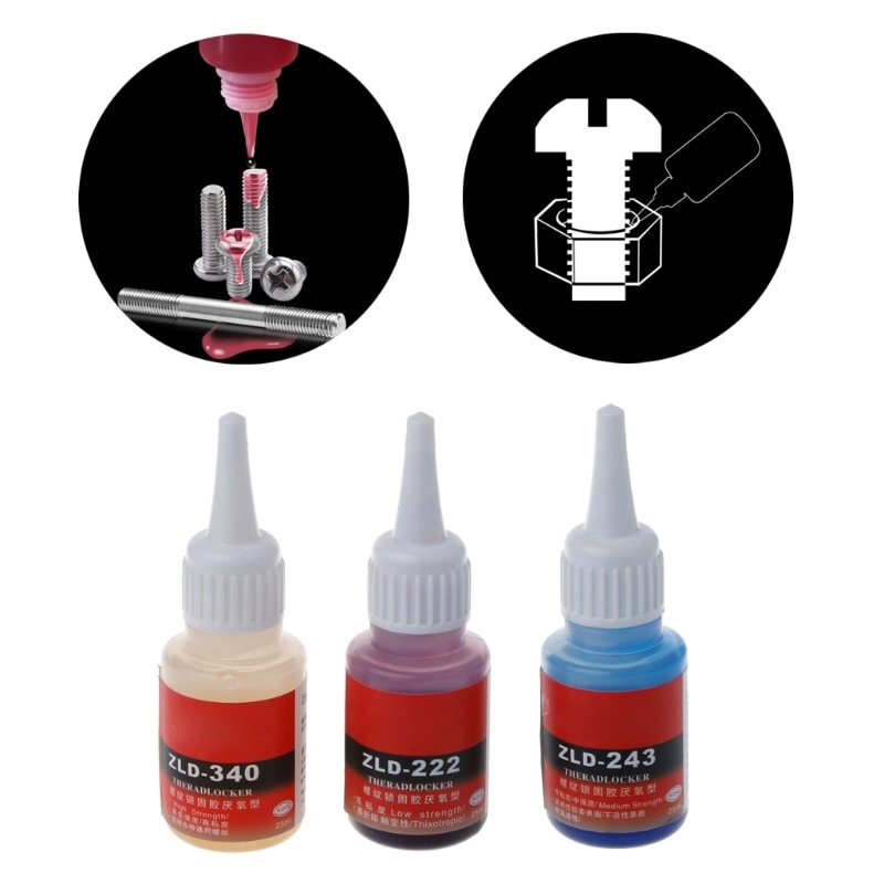 Anaerob 243 222 340 skrue flydende lim fast forhindre skruerust løs fast hardware