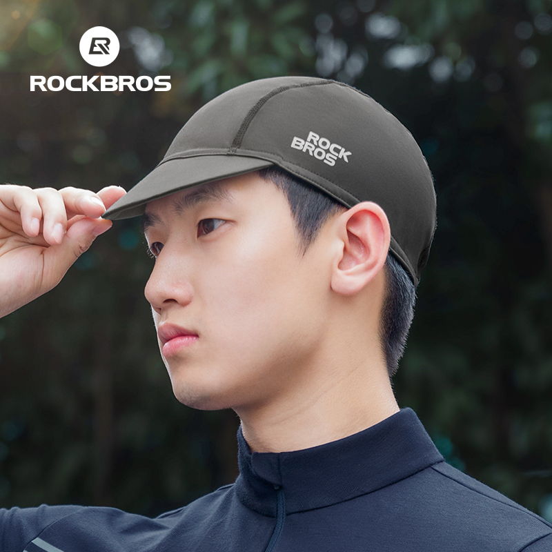 ROCKBROS Winter Radfahren Kappe Wärmer Hütte Winddicht Thermische Kappe Helm Liner Männer Frauen Laufen draussen MTB Rennrad Kopfbedeckung Hütte