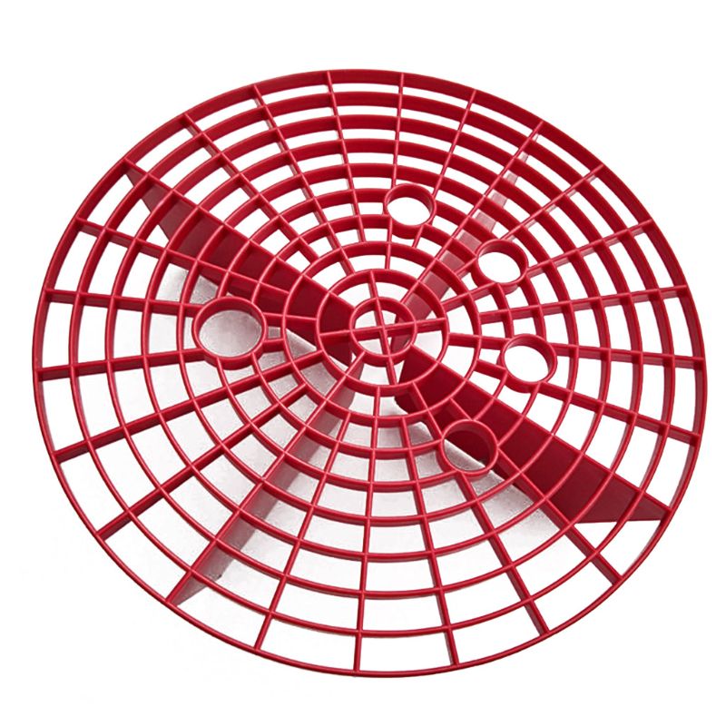 Cyclone Dirt Trap Car Wash Sand Filter Isolation Net Bucket Insert Automobile: Red