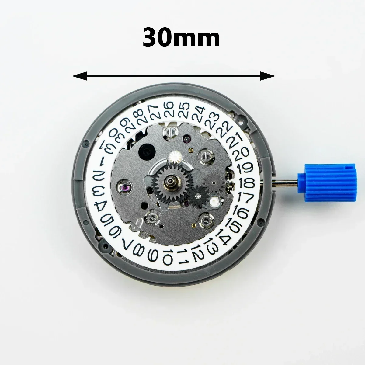NEUES GMT NH34 Automatisches mechanisches Uhrwerk Schwarz 3/3,8H Datumsrad Hohe Genauigkeit 24 Juwelen NH34A 4R34 24H Zeiger GMT-Funktion