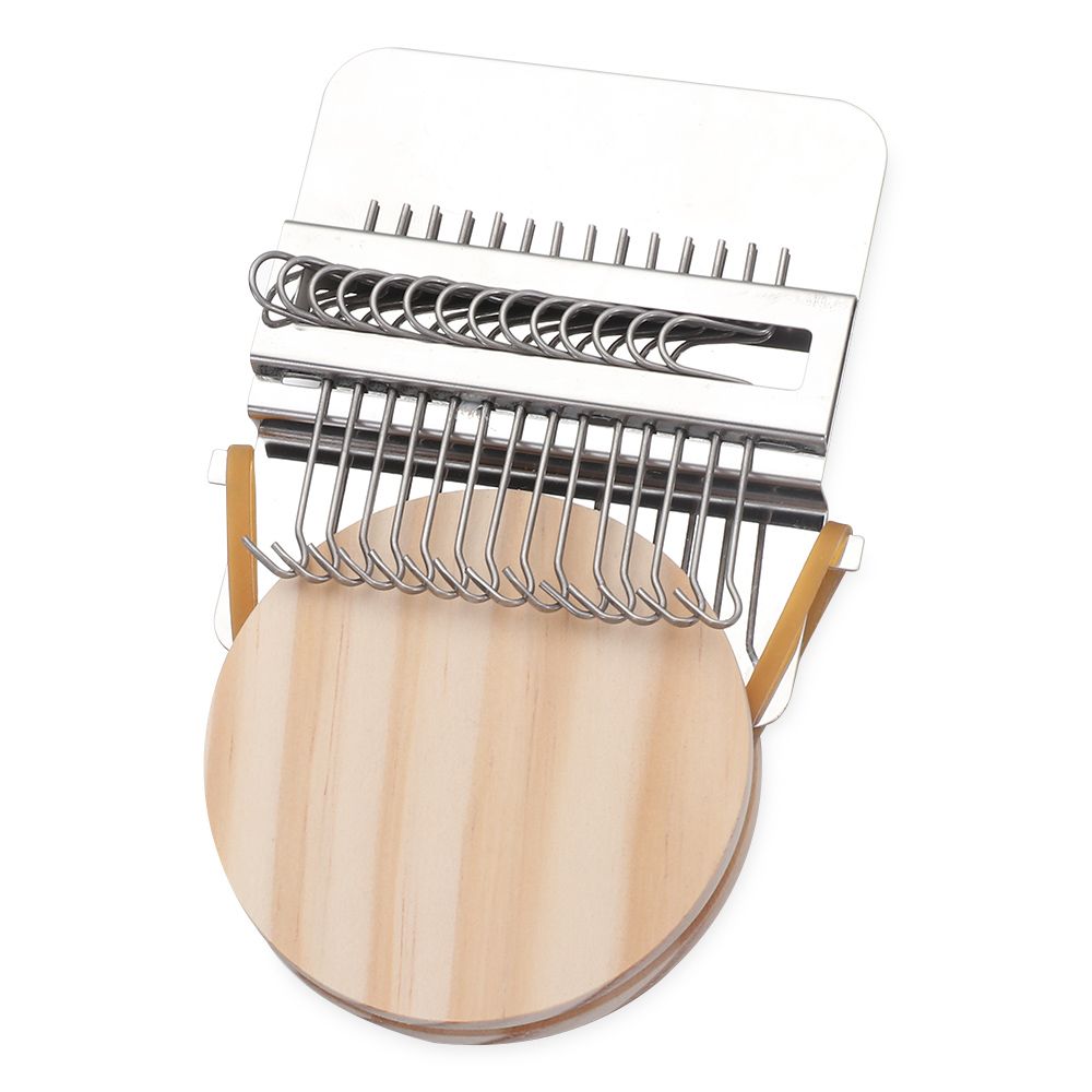 Textiel Gereedschap Houten Herstellen Jeans Kleding Speedweve Type Weave Tool Fun Herstellen Loom Stopnaald Machine Weefgetouw Kleine Loom: 14 hooks