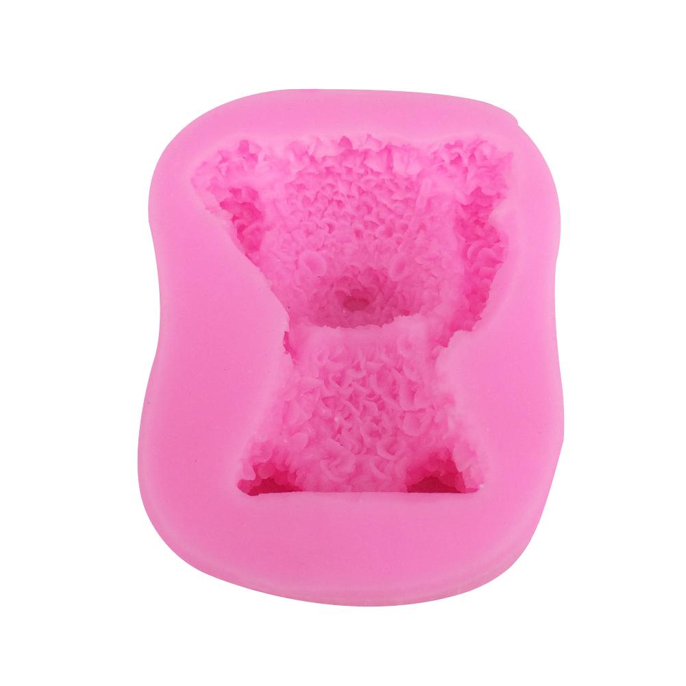 Ours gypse moule Silicone moule aromathérapie artisanat moules bricolage outils de cuisson pour chocolat gâteau Fondant bonbons