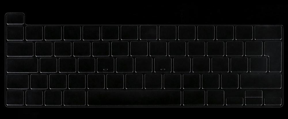For MacBook Pro 16 inch Keyboard Cover,US/EU Enter TPU Keyboard Cover Protector Skin for MacBook Pro 16 Release A2141: EU Enter version
