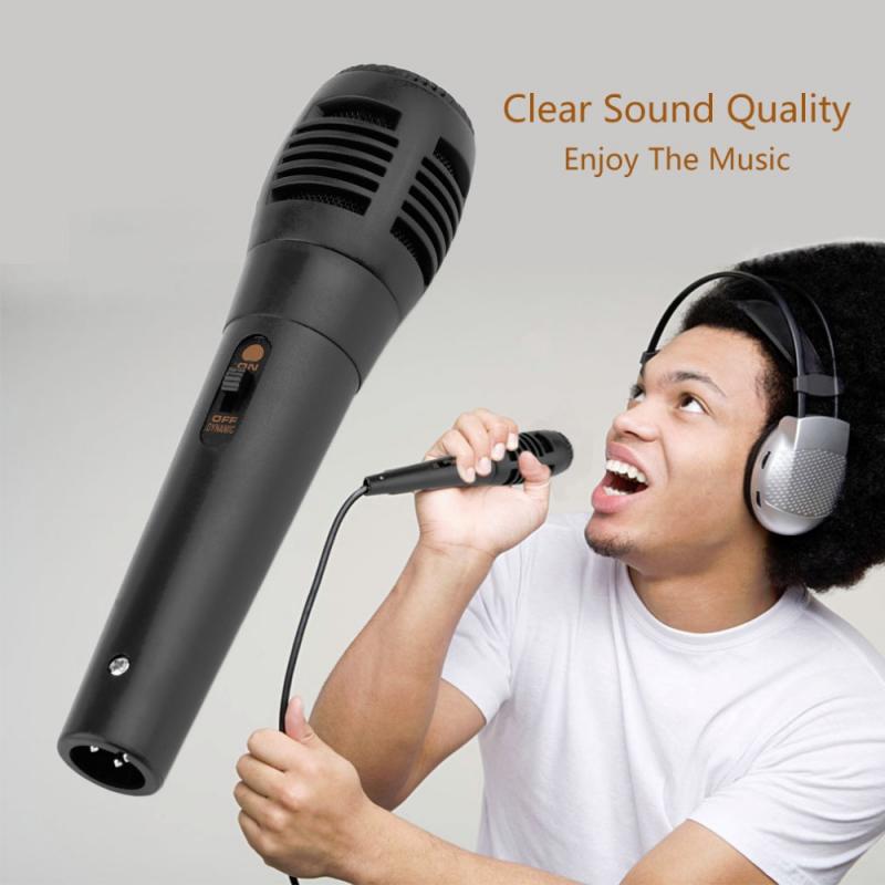 Portable 3.5mm Stereo Studio Mic Mini микрофон для пения for Laptop PC Desktop Handheld Audio Microphone