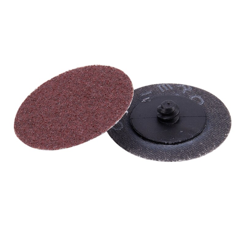 50 PCS 2 inch /50 mm 80 Grit Roll Lock Sanding Roloc Disc Abrasive Pads