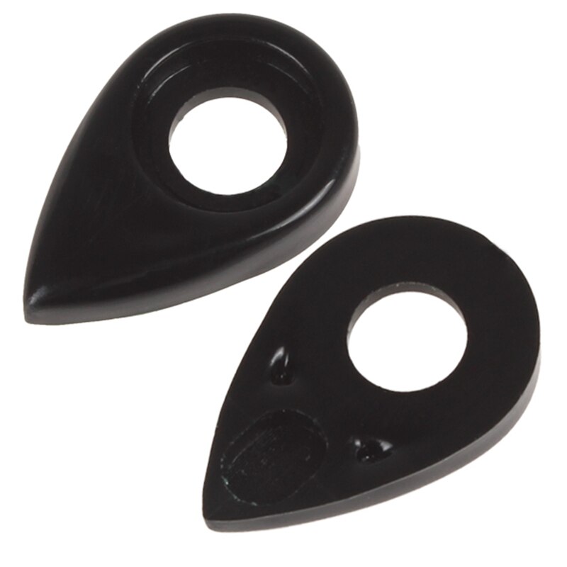 2 Stuks Professionele Zwarte Stijve Abs Sax Thumb Picks Saxofoon Accessoires Voor Altsaxofoon Beschermen De Duim Effec