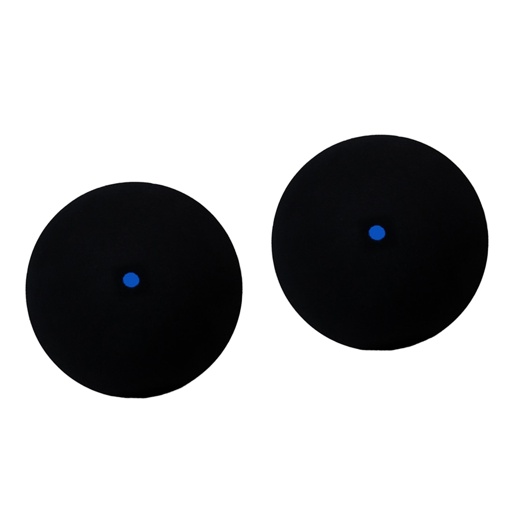 2 Pack Professionele Squash Bal Enkele Blauwe Dot Beginner Squash Training Aid