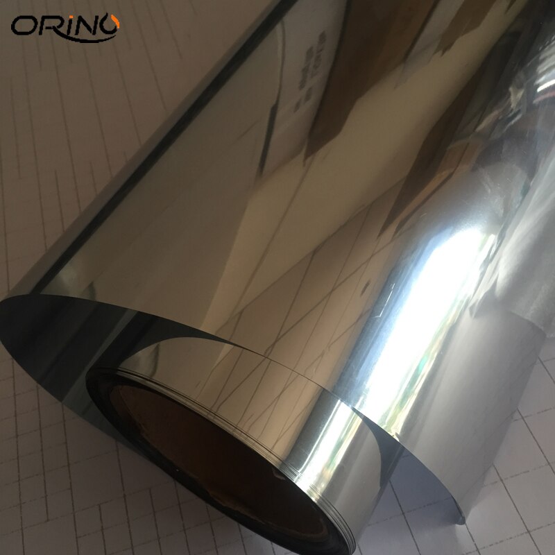 Silver Insulation Car Window Tint Film Solar Protection Film One-way Glass Film Sticker Size 50CMX200/300/500CM
