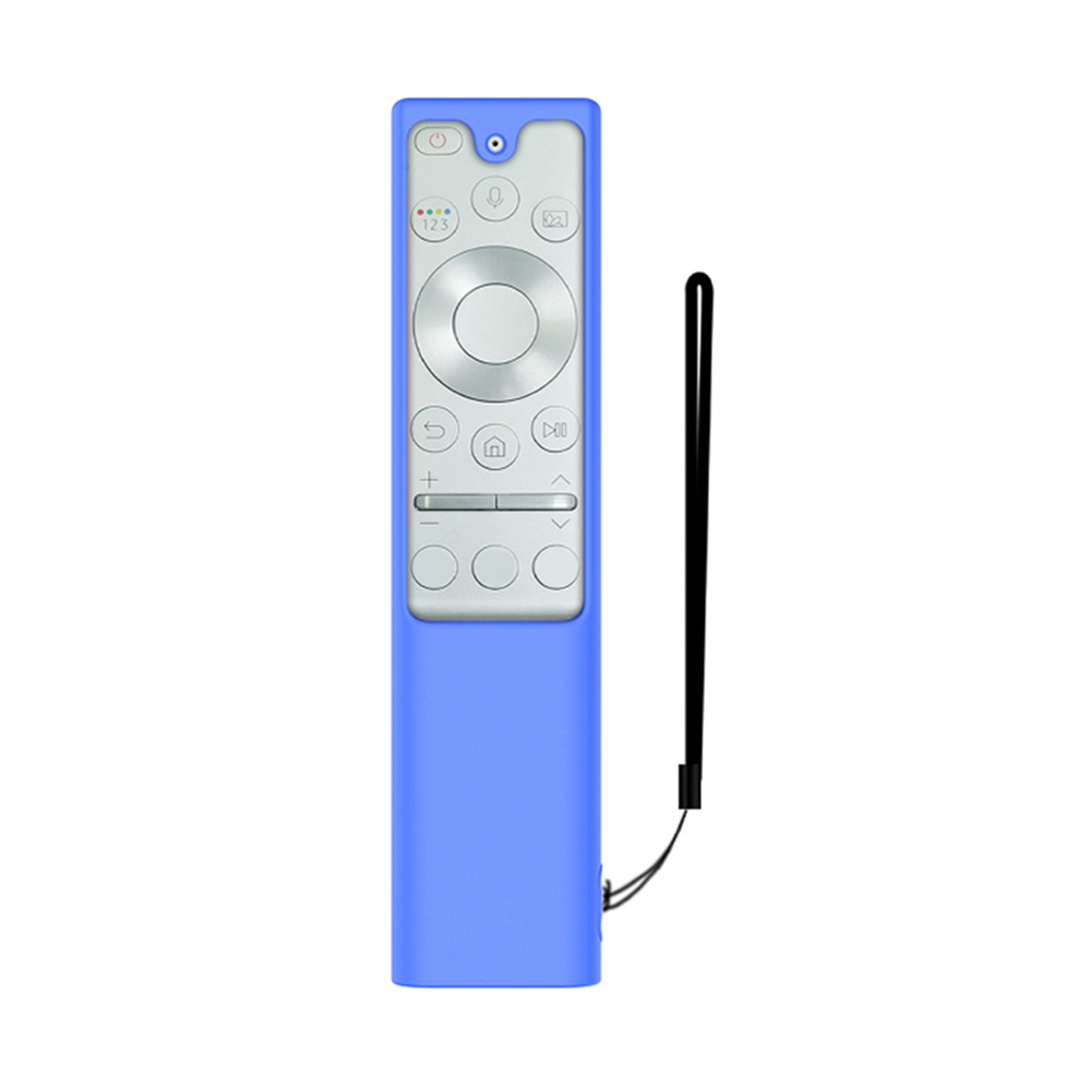 Funda protectora para Control remoto de TV inteligente, carcasa suave de silicona para Samsung Smartone3 TV serie BN59-01357 TM1990C: Luminous Blue