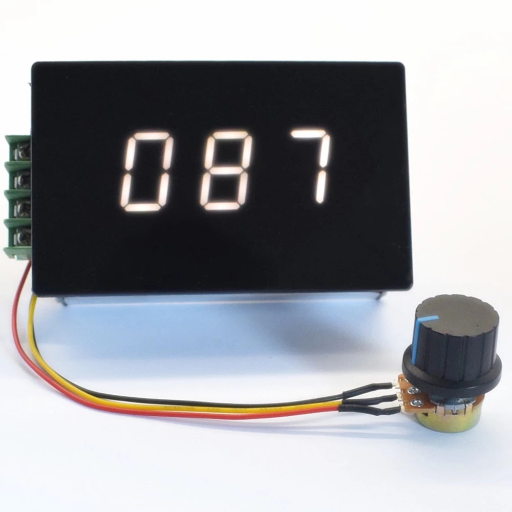 PWM DC motor speed controller DC motor drive switch 30A digital tachometer 6V12V24V36V48