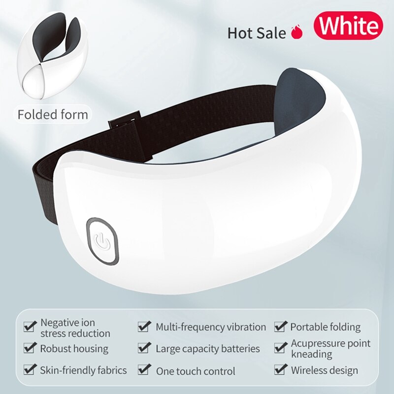Auge Massagegerät Clever Airbag Vibration Auge Pflege Instrument Heiße Kompresse Bluetooth Auge Massage Gläser Müdigkeit Beutel