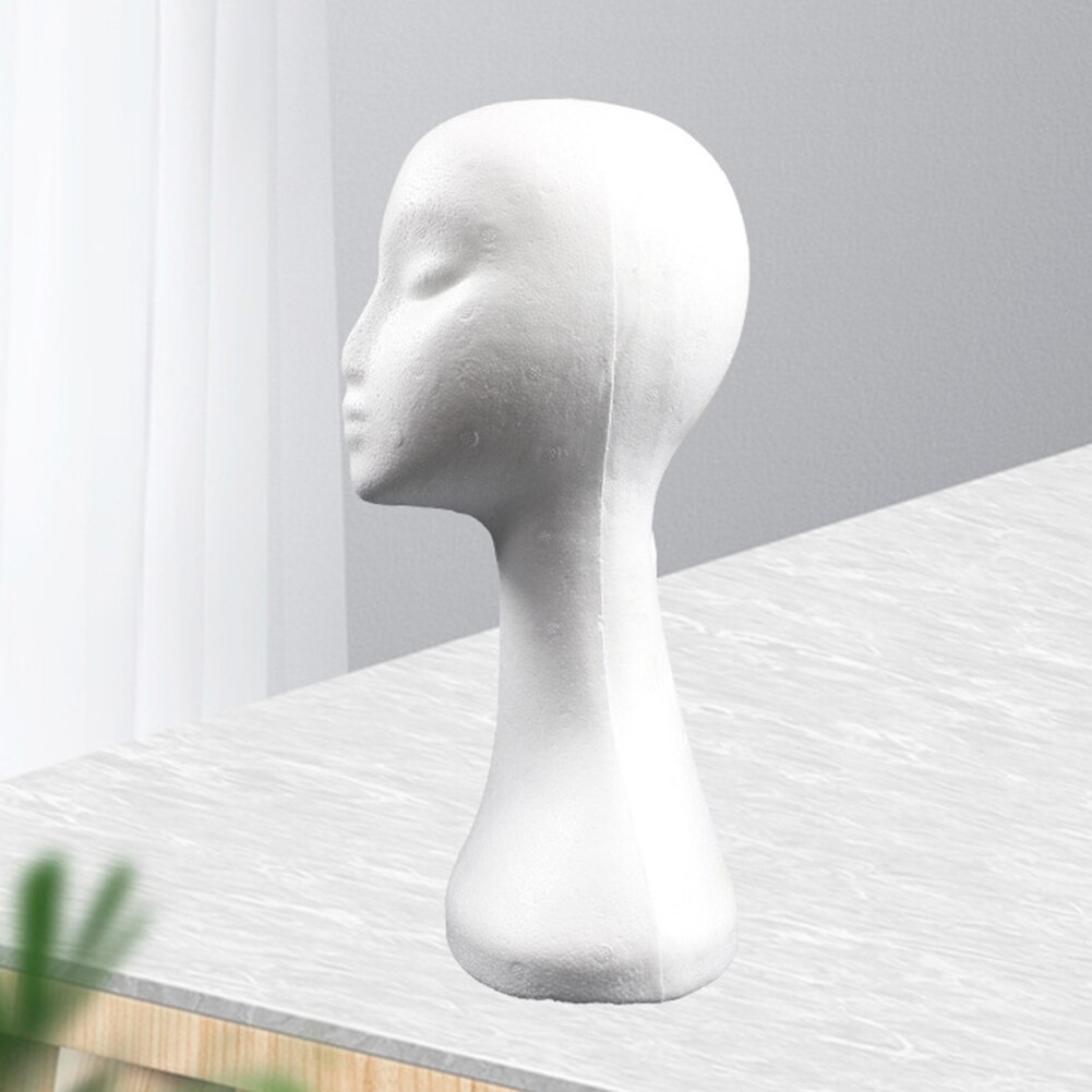 Plus Size Vrouwen Piepschuim Hoofd Diy Props Hoofdtooi Display Model Foam Vrouw Mannequin Hoofd Pruik Hat Houder