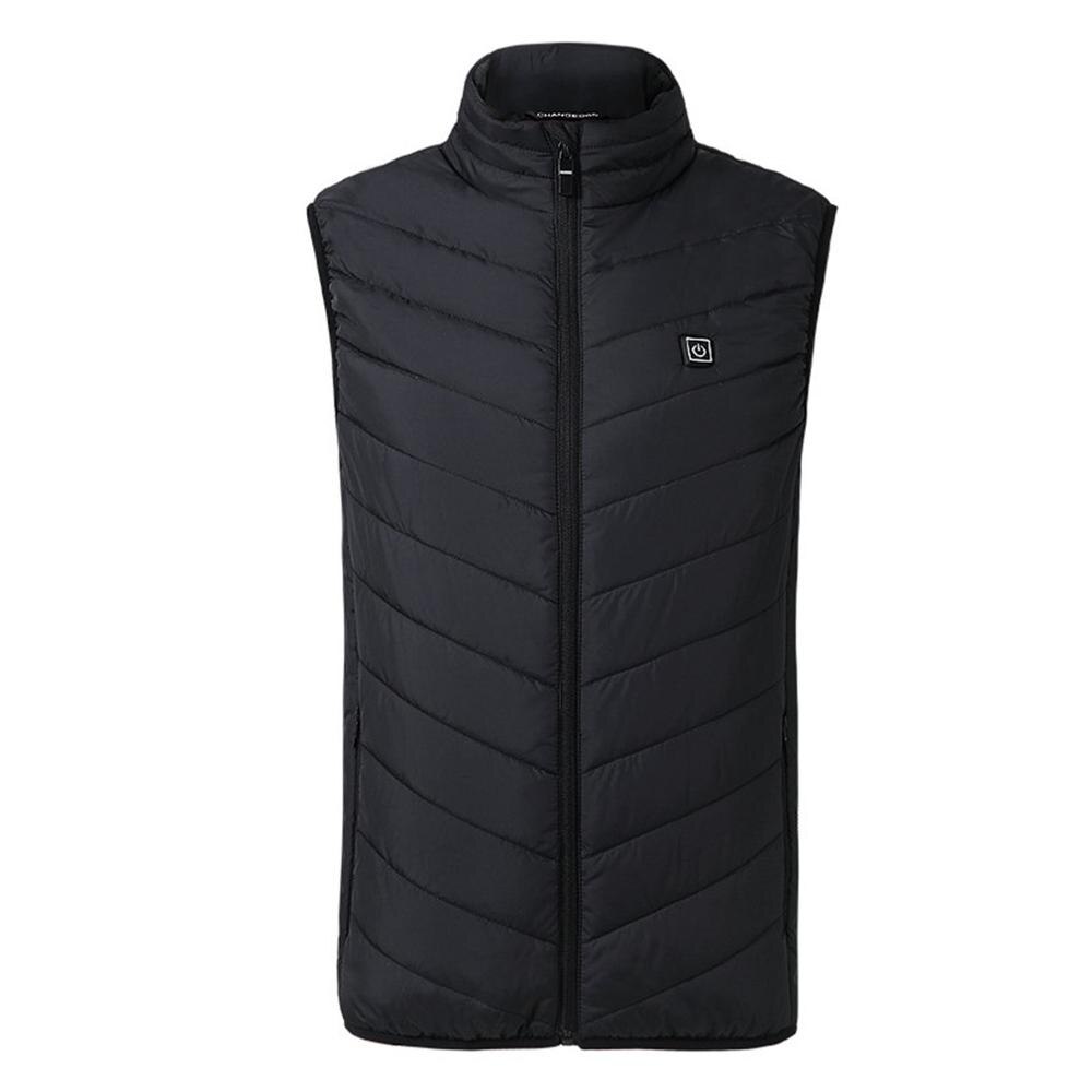 unisex vinter smart varmedress varm Vest konstant temperatur varmedrakt usb frakt oppvarmingsvest: Xxl