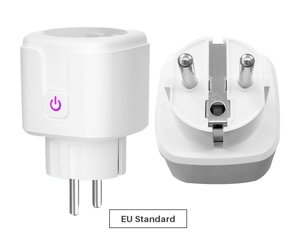 EU Plug Smart Wifi energy Power meter with Power Monitor Smart Home Wifi Wireless Socket Outlet Works with Alexa Google Home: 2pcs