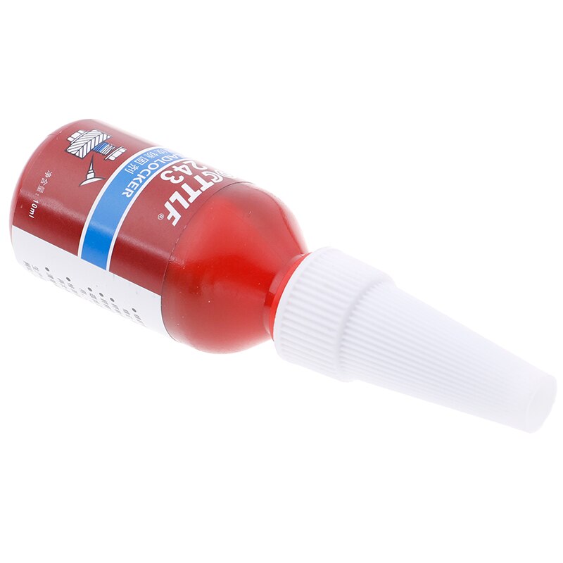 Pegamento de rosca para todo tipo de superficies, adhesivo anaeróbico de 10ml, pegamento 243, resistente al aceite, curado rápido, roscado metálico, 1 unidad