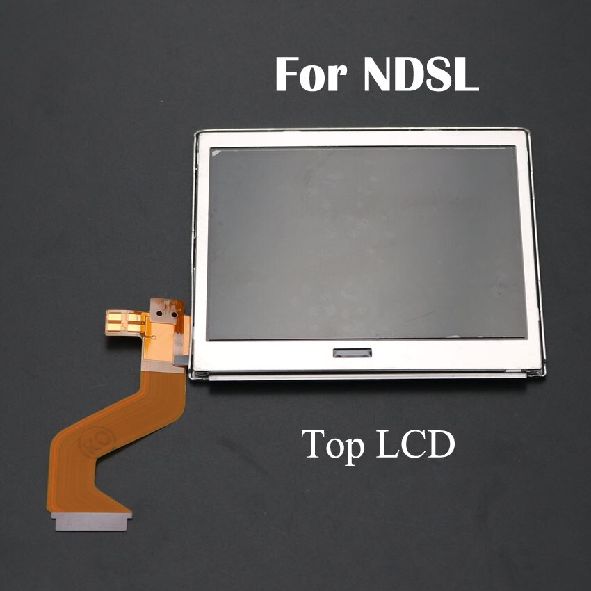 YuXi Top Upper & Bottom Lower LCD Display Screen Replacement for Nintendo DS Lite For DSL For NDSL For 3DS 3DS XL LL: For NDSL Top