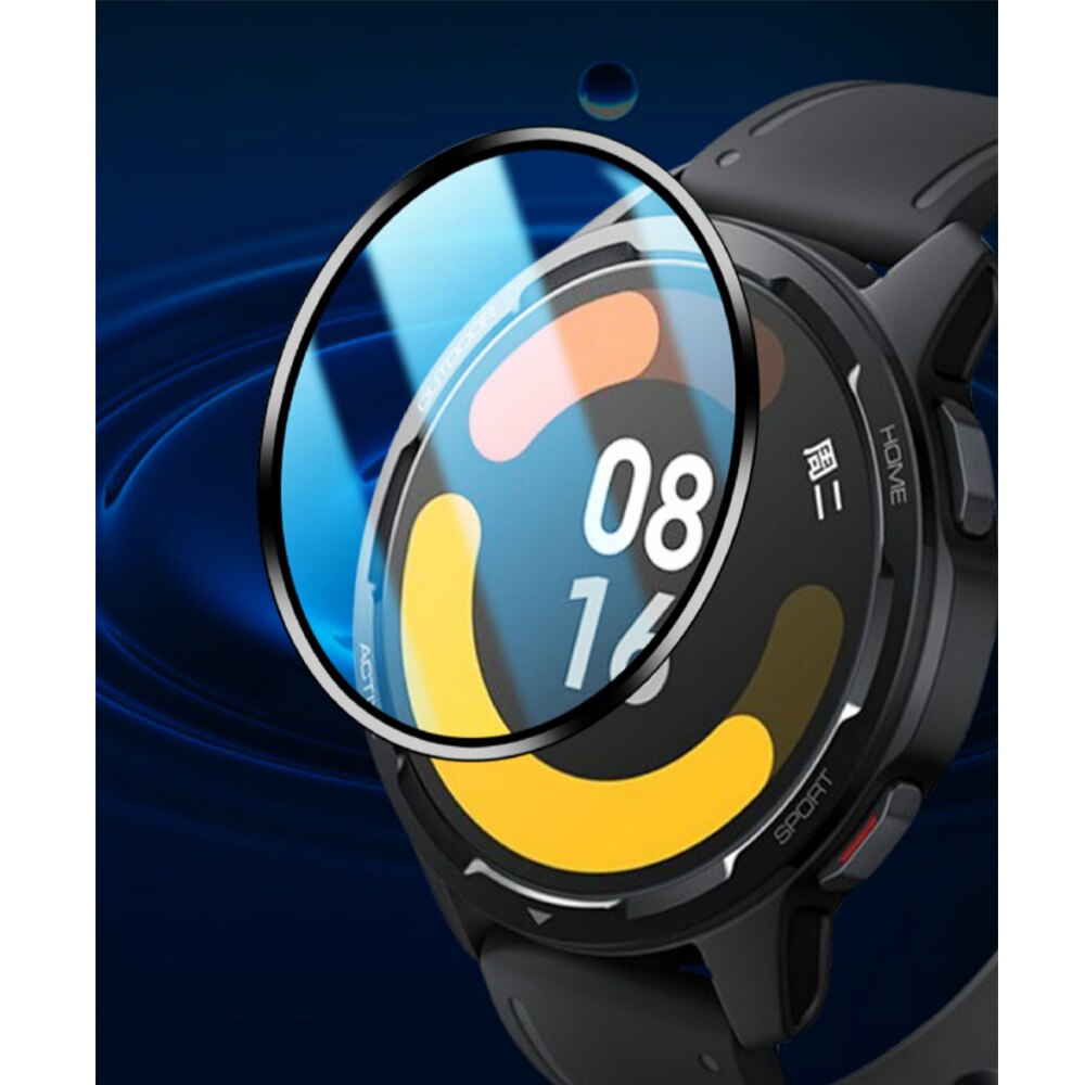 Film de protection 3D pour Xiaomi Mi Watch Color 2, protecteur d&#39;écran à bord incurvé complet pour montre Xiaomi Mi Watch/Watch Color 2 (pas du verre)
