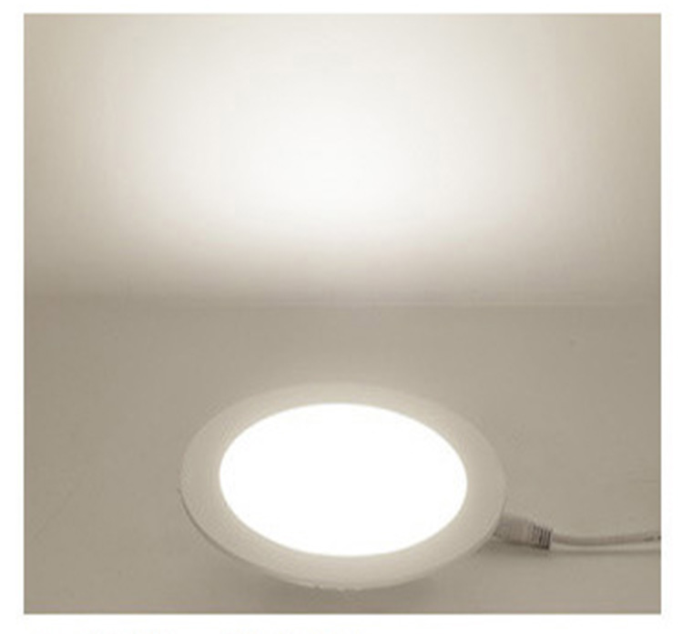Huaxinv 6 tommer slank ledet innfelt tak med koblingsboks , 12w, 1000 lm,  dimbare , 5000k myk hvit, innfelt jbox-armatur: Dagslys 5000k