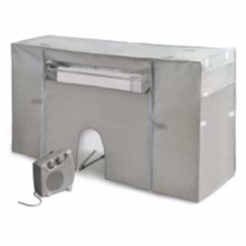 COBERTOR TENDEDERO CON CALEFACTOR 180x56x106MM GR RAYEN 1 PZ