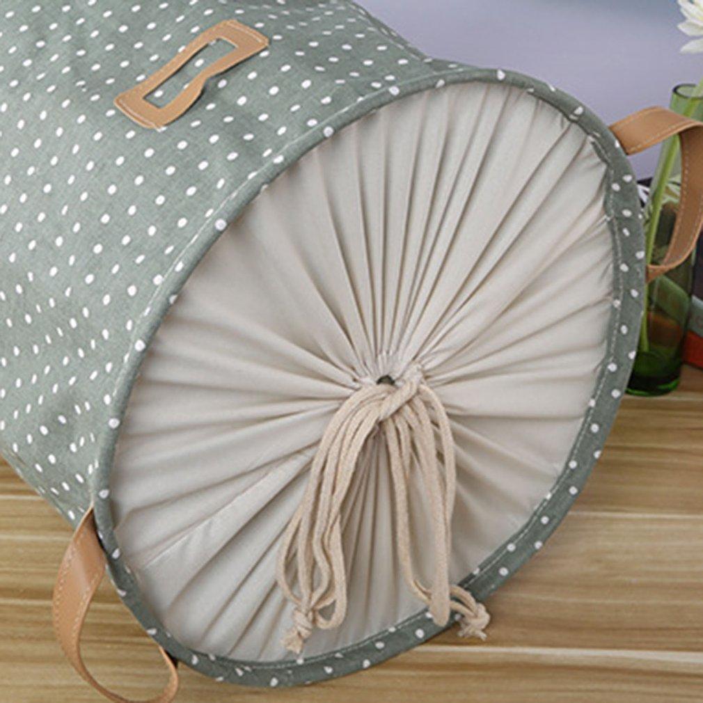 Waterproof Foldable Laundry Bag Dirty Clothes Basket Linen Bin Storage Folded BE
