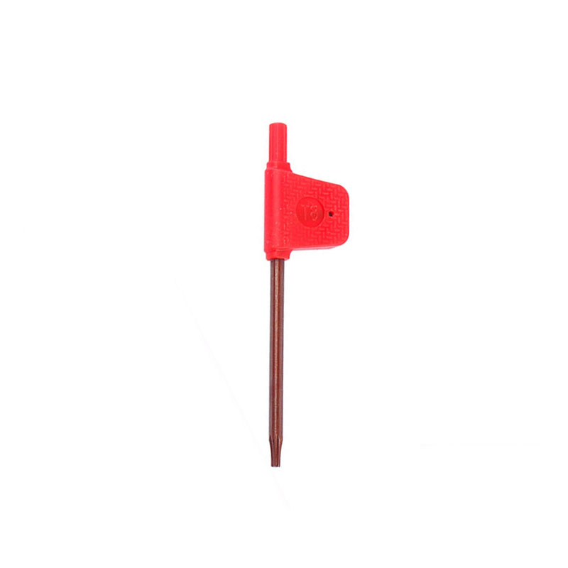 Clé Torx à drapeau rouge, clé à vis T6 T7 T8 T9 T10 T15 T20, 10 pièces: T7 10pcs / Red