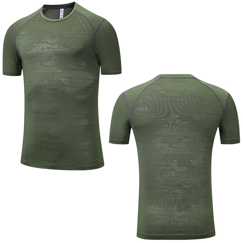 Märke sportskjorta män fitness crossfit sommartröjor andas homme gym t-shirt o-ringad kortärmad bodybuilding träning cl