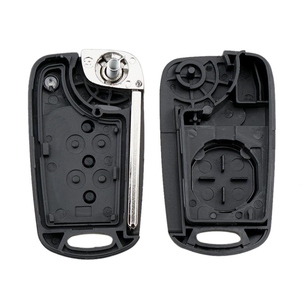 3 button Folding Car Remote Key Flip Folding Key Shell Case For Hyundai I20 I30 IX35 I35