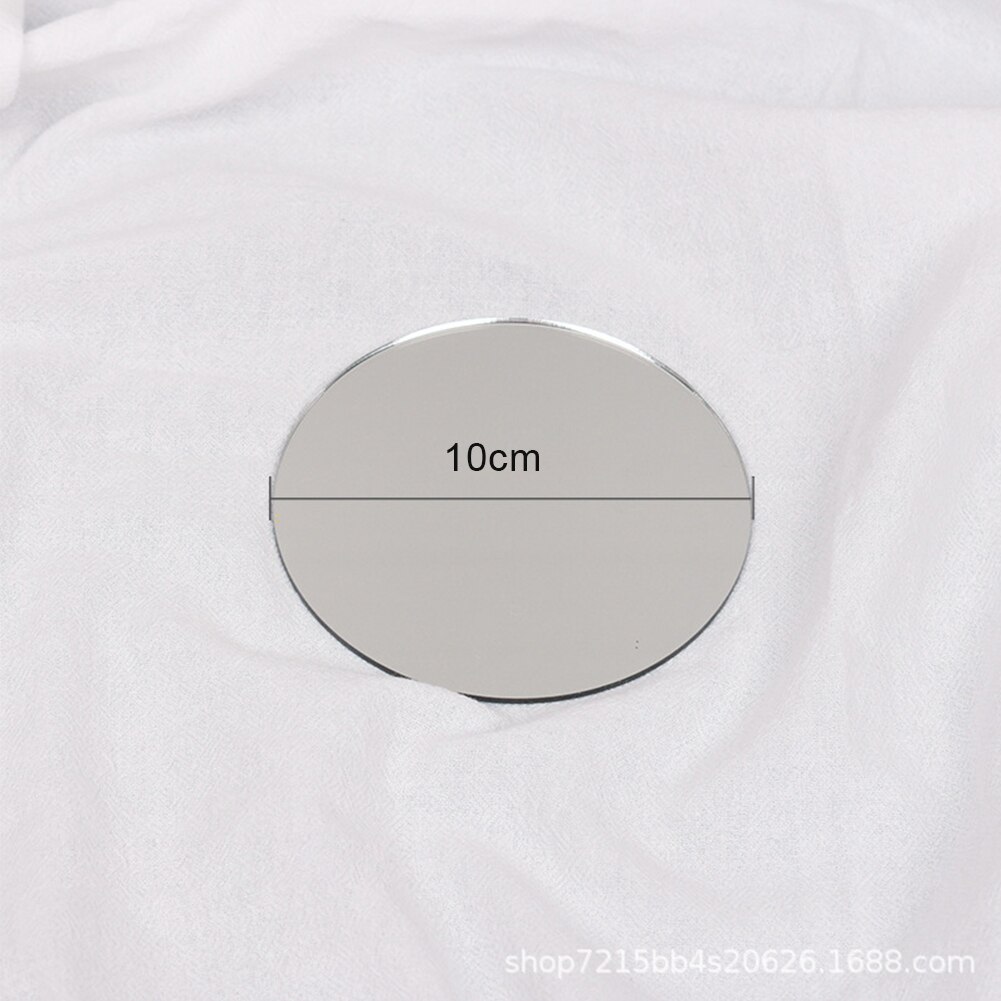 Ins Foto Props Acryl Spiegel Reflectie Boord Reflector Fotografie Props Schieten Achtergrond Ornamenten Poseren Foto Props: Silvery-10cm